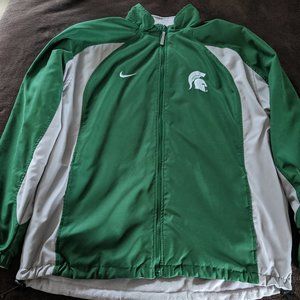 Michigan St U Nike zip-front, reversible jacket XL